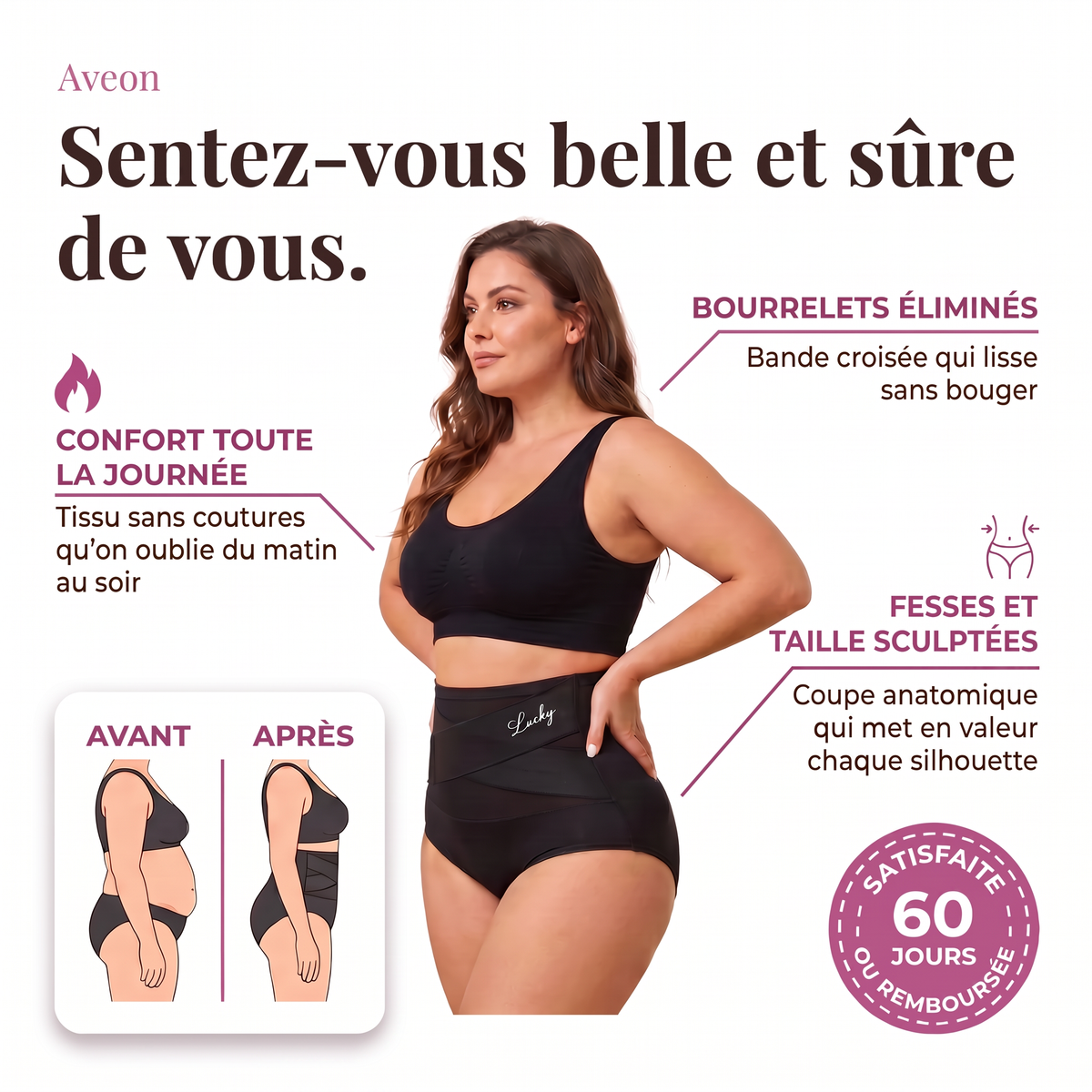 Sculpt Brief — culotte sculptante post-partum