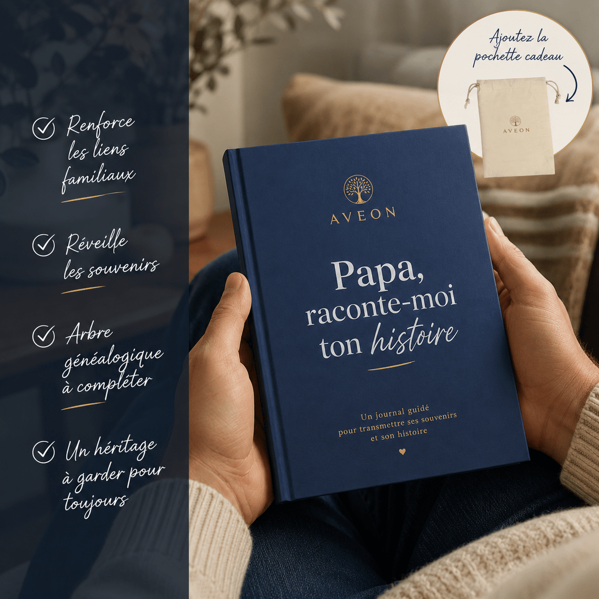 AVEON JOURNAL - Journal guidé - Papa, raconte-moi ton histoire - AVEON