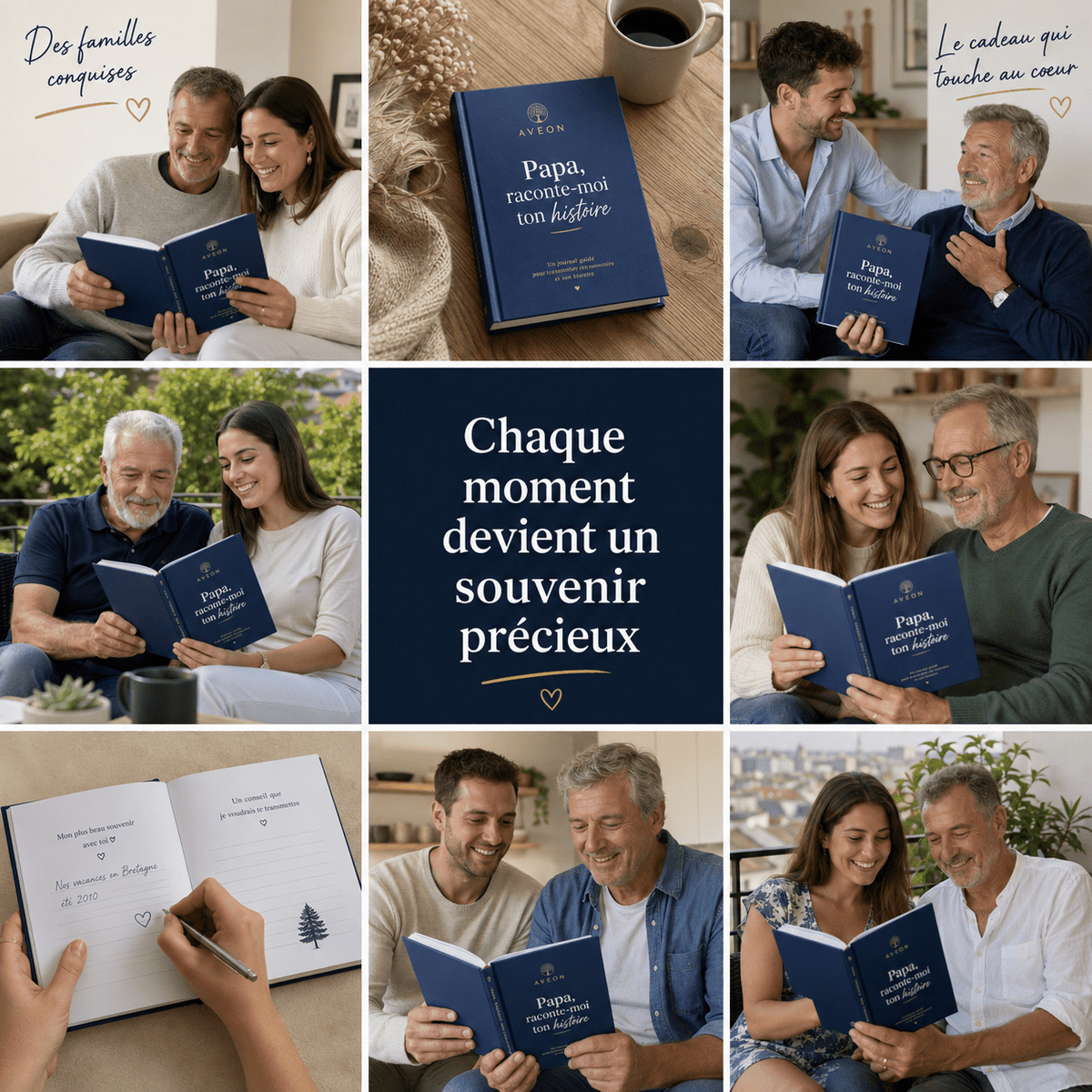 AVEON JOURNAL - Journal guidé - Papa, raconte-moi ton histoire - AVEON