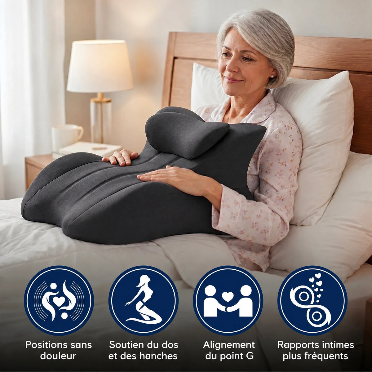 Coussin de soutien intime Aveon — confort dans toutes les positions - AVEON