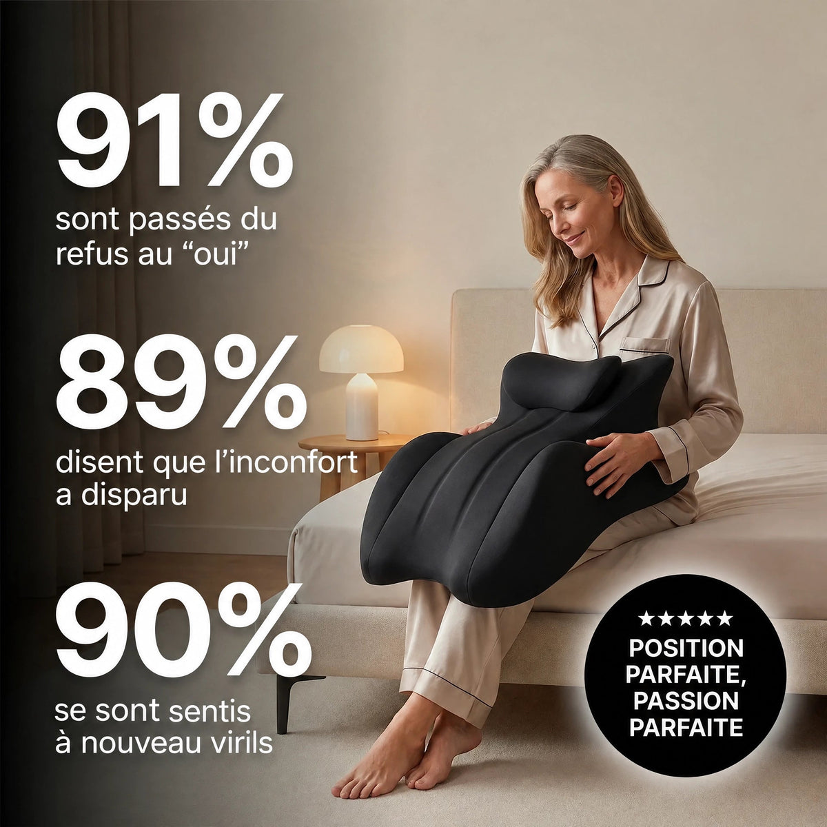 Coussin de soutien intime Aveon — confort dans toutes les positions - AVEON