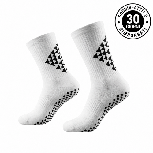 Aveon Grip™ blanches — chaussettes de performance