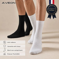 AVEON - CHAUSSETTES PREMIUM EN BAMBOU CREW - AVEON