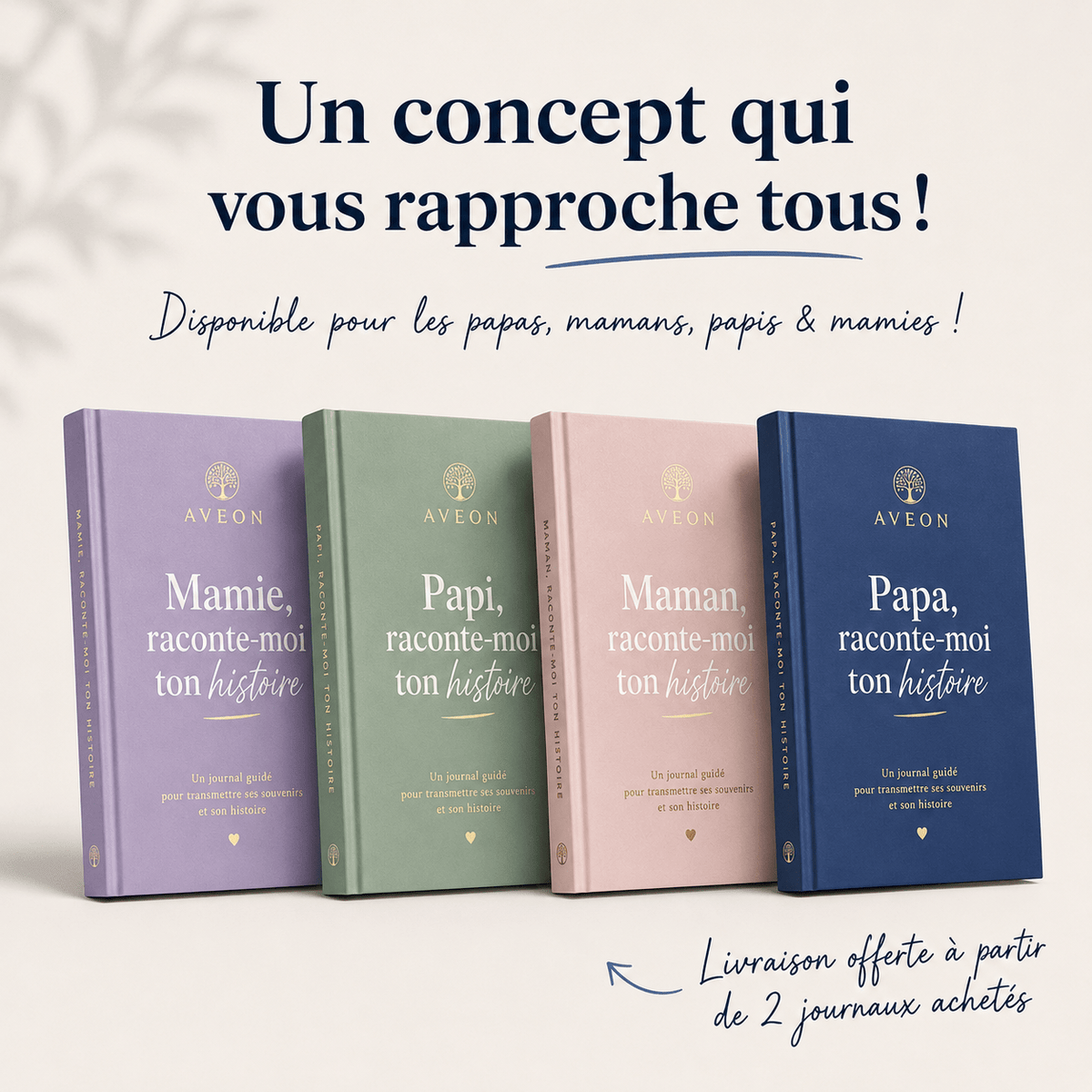 AVEON JOURNAL - Journal guidé - Papa, raconte-moi ton histoire - AVEON