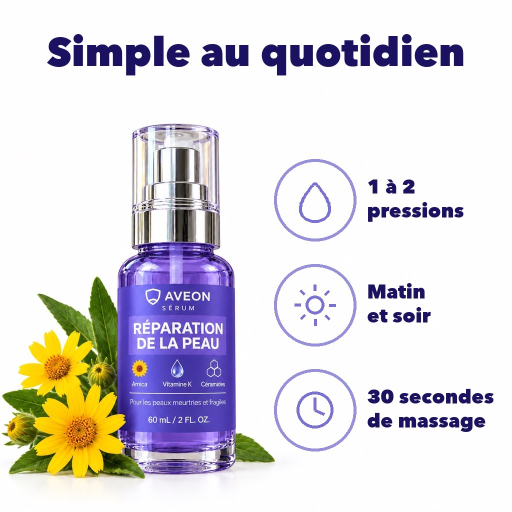 Sérum peaux fragiles Aveon