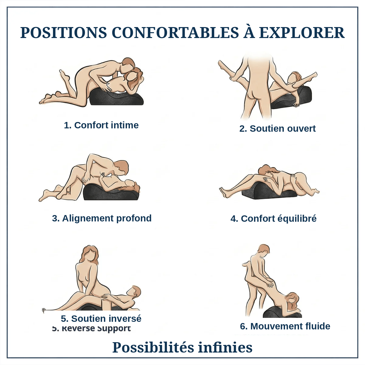 Coussin de soutien intime Aveon — confort dans toutes les positions - AVEON